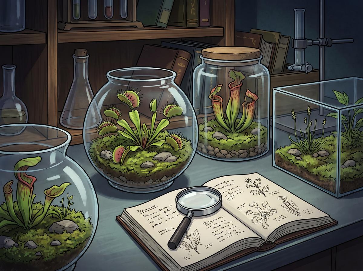 玩物社区植物视频-食虫植物视频